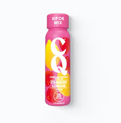 Photograph of product: CQ | Strawberry Lemonade | 2.2 oz shot | 25mg
