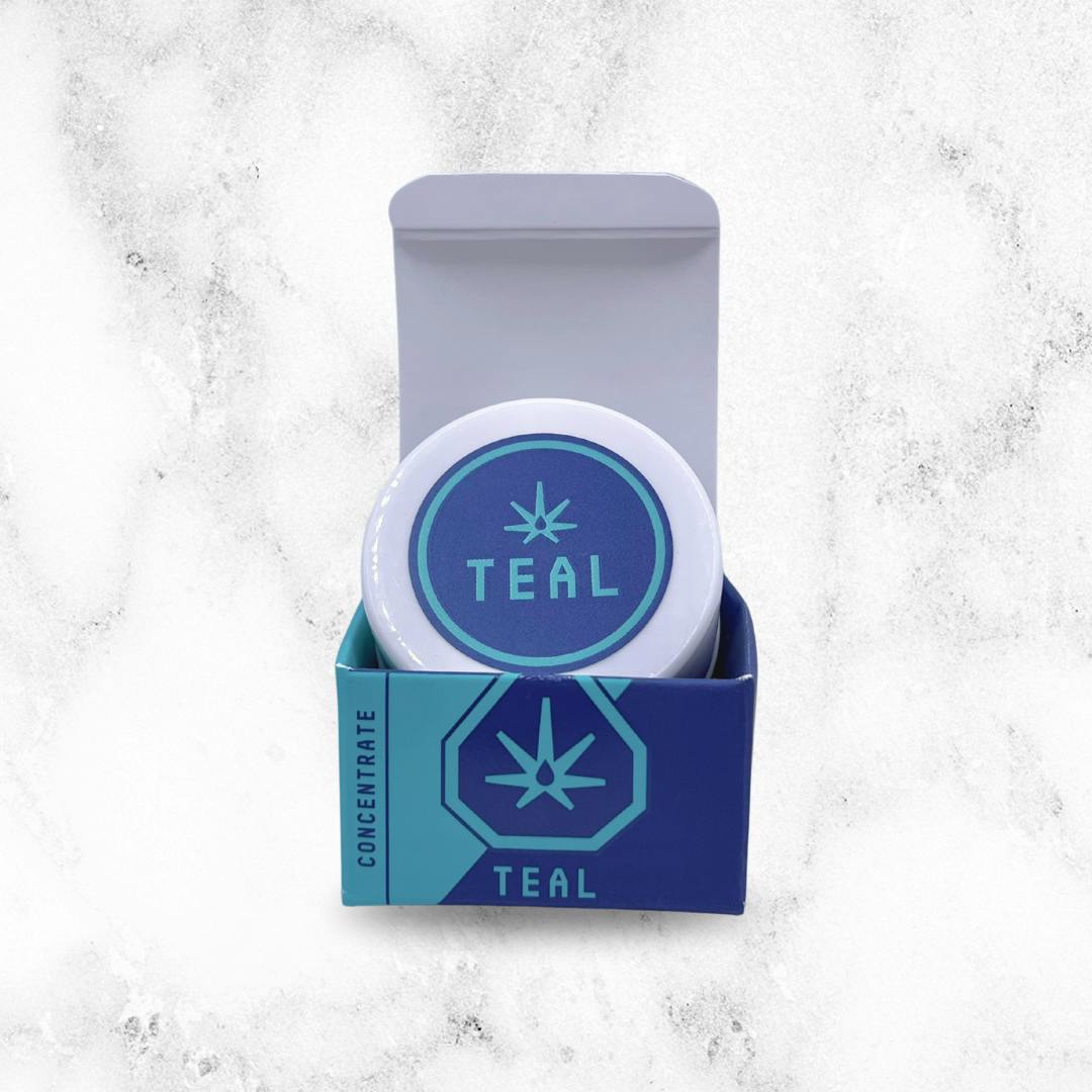 Photograph of product: Teal Midnight Special Live Badder (1g)