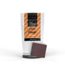 Photograph of product: NGW Orange (S) Dark Chocolate Bar 50mg 1pk