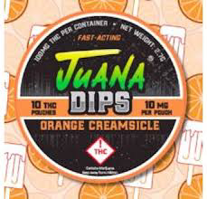 Photograph of product: Orange Creamsicle (H) - 10mg Pouches - Juana Dips