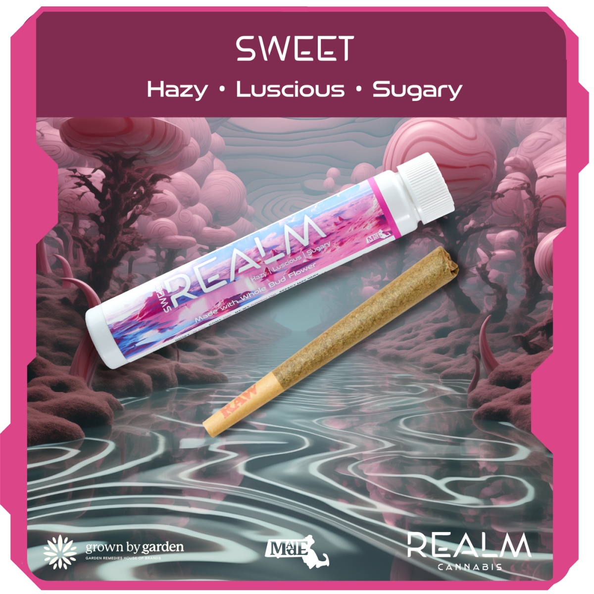 Photograph of product: Realm | Fizzy Jelly Pre-Roll | 1.0g