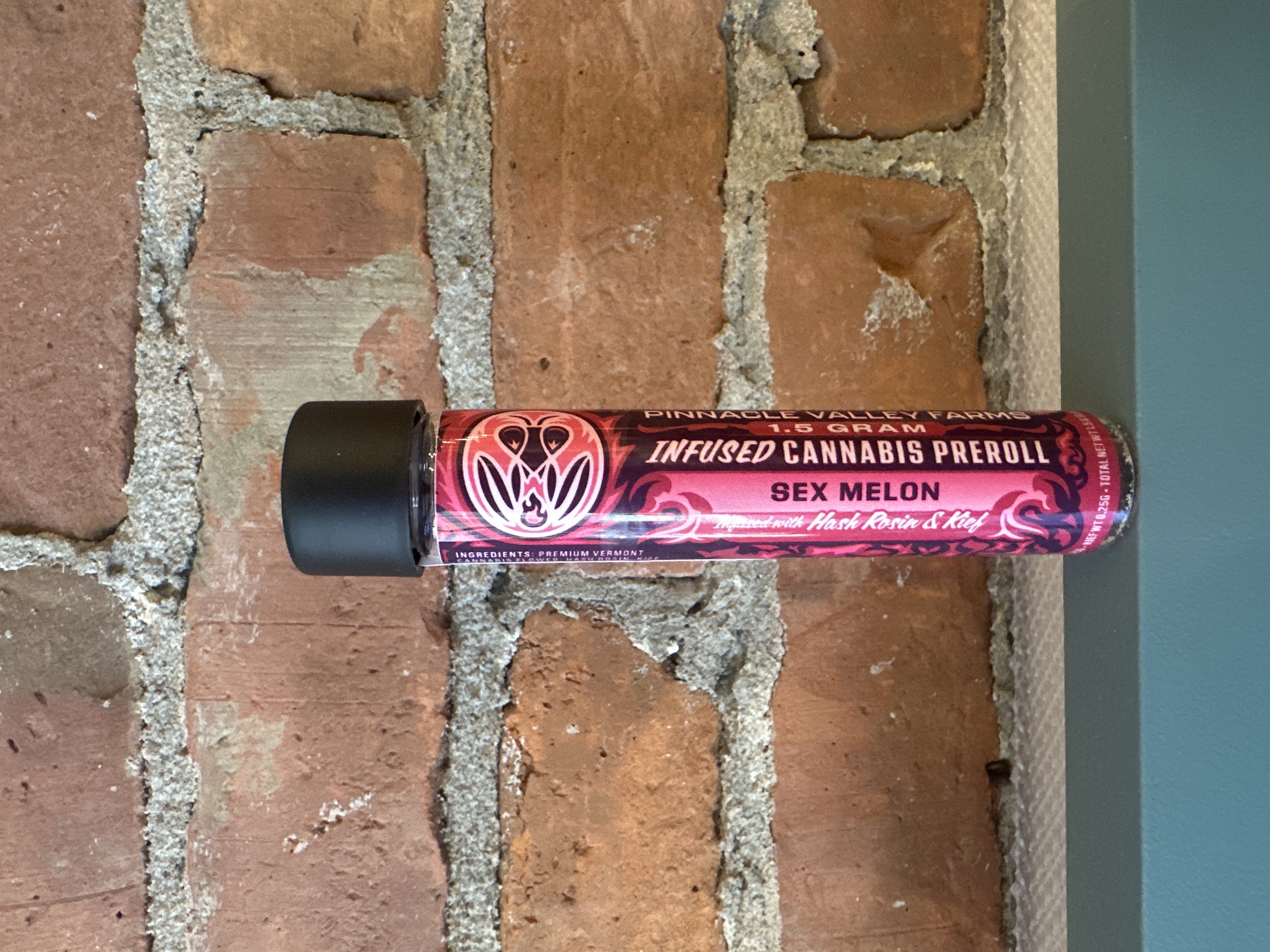 Photograph of product: Pinnacle Valley Farms Infused Pre-Roll | Sex Melon