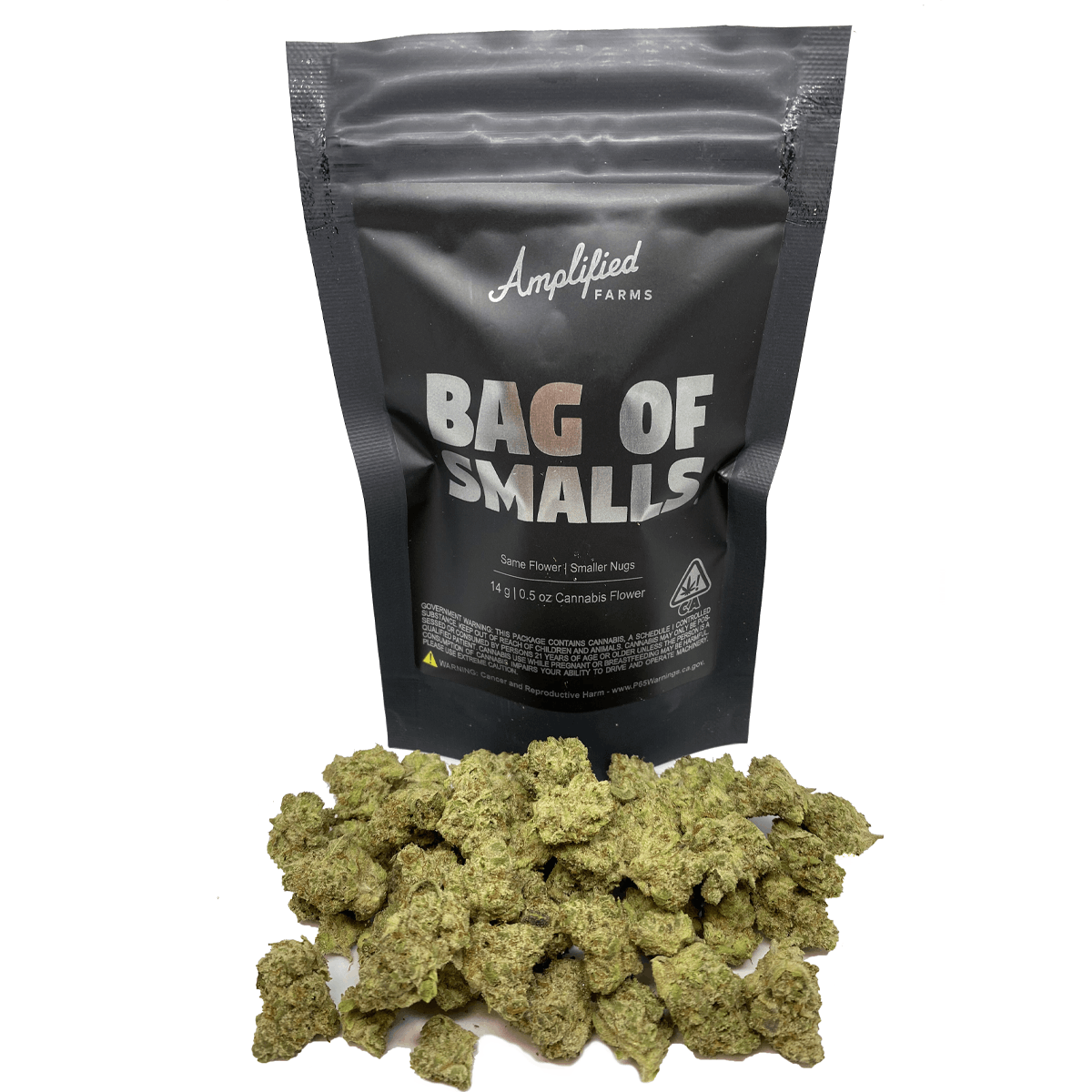 Photograph of product: Amplified Farms - Super Sour Diesel Flower Small Buds (14g)