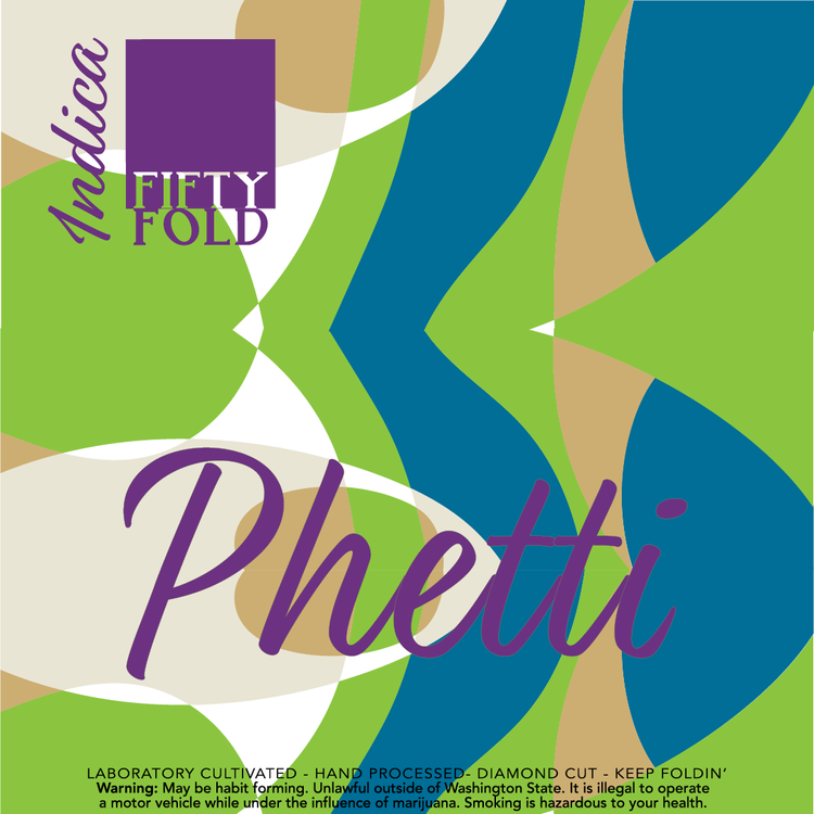 Photograph of product: Fifty Fold Phetti Flower Oui'd 3.5g
