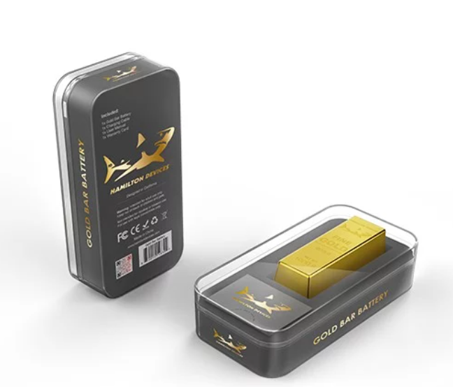 Photograph of product: Auto Draw Vape Battery | Gold Bar