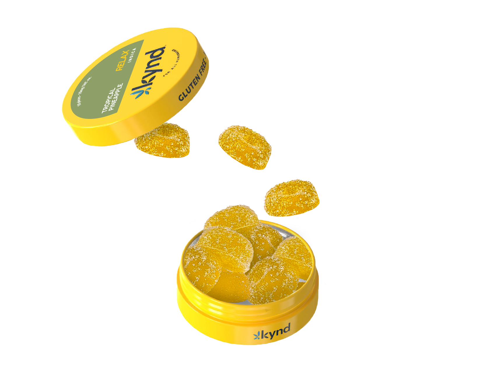 Photograph of product: Tropical Pineapple Gummies - 5MG 20PK (TAX INCLUDED)