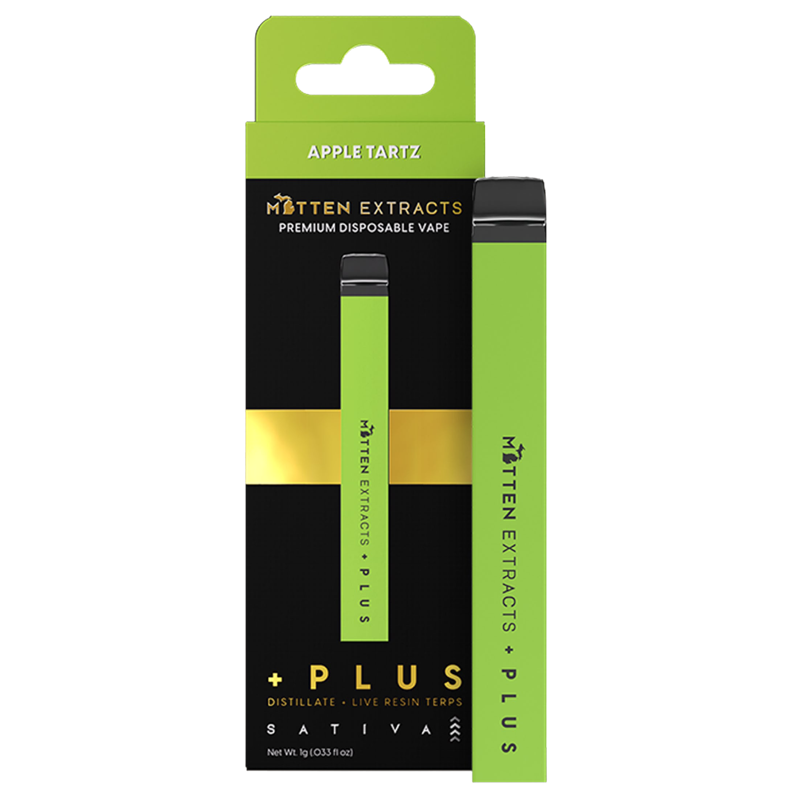 Photograph of product: Apple Tartz 1g Disposable Vape