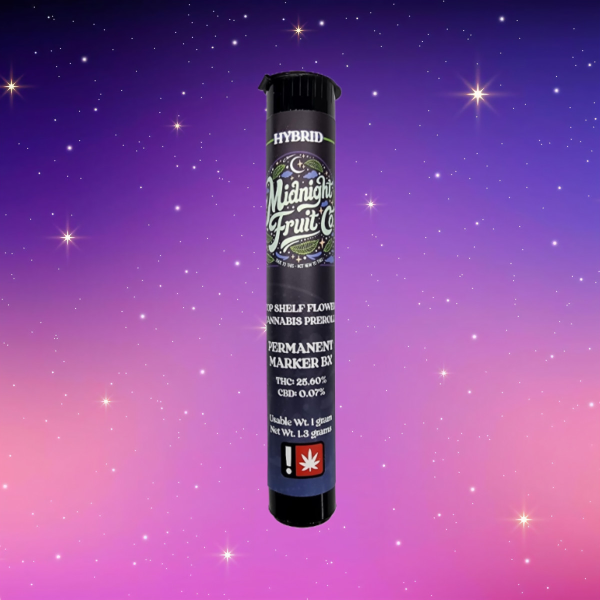 Photograph of product: Pre Roll - Midnight Fruit Company - OG Kush