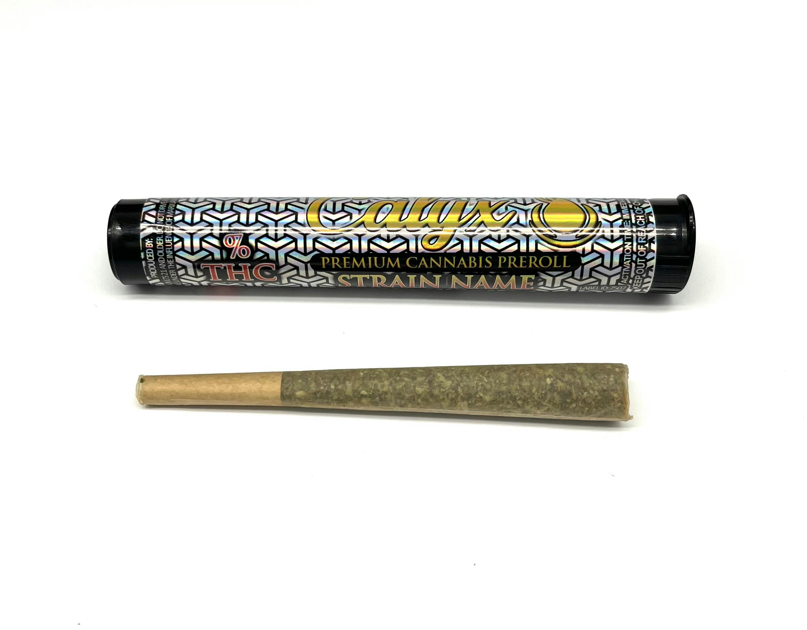 Photograph of product: Calyx Crafts | Pre-Roll | 1g | - Colonel Crunch