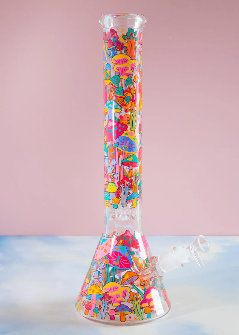 Photograph of product: Colorful Mushroom Bong 16"