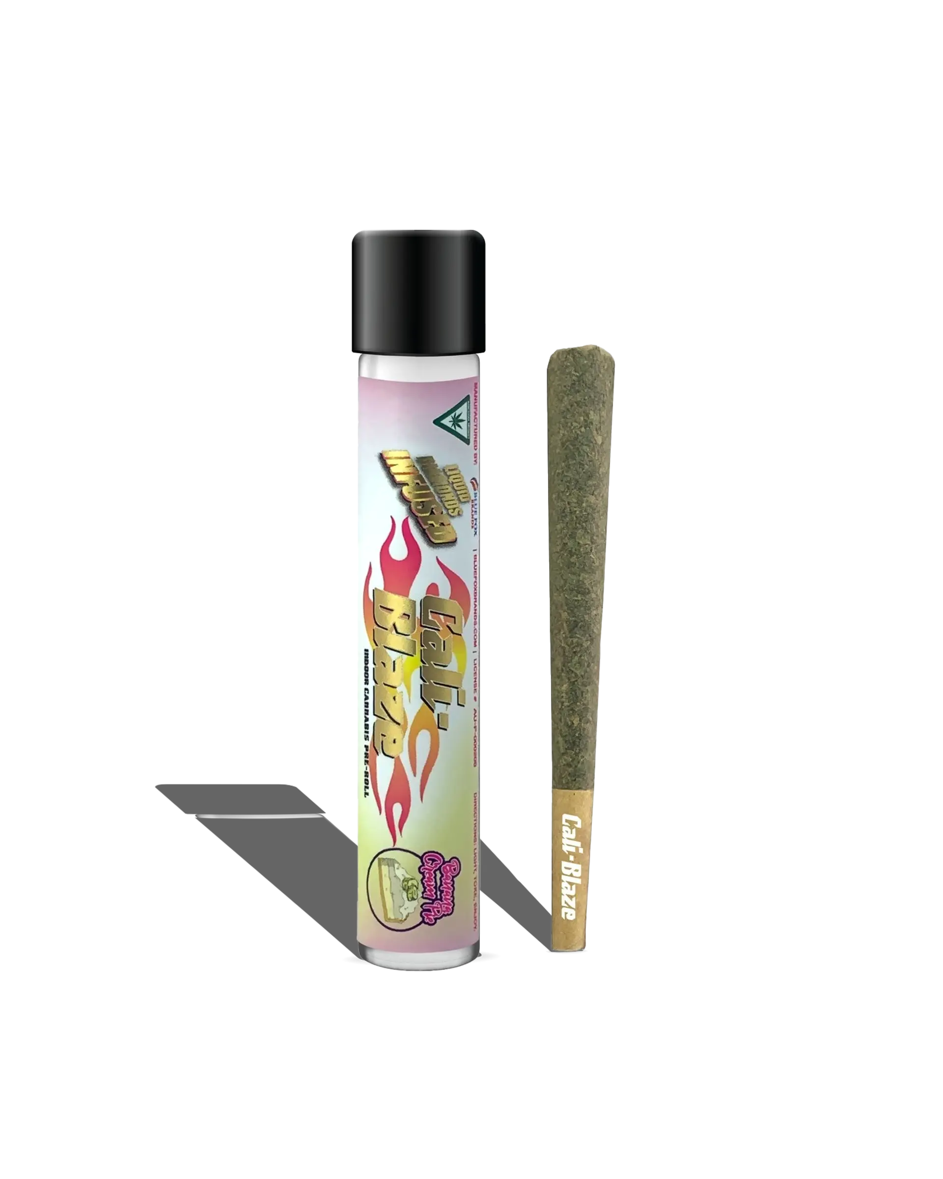 Photograph of product: Cali Blaze | Banana Cream Pie | 1.2g | Infused Pre-Roll
