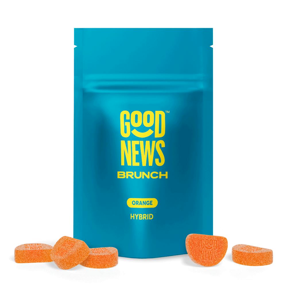 Photograph of product: Brunch Orange Gummies