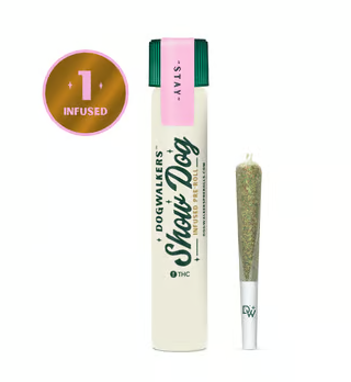 Photograph of product: Dogwalkers Pre-Roll 1pk Big Dogs Infused- Animal Face (Sit)