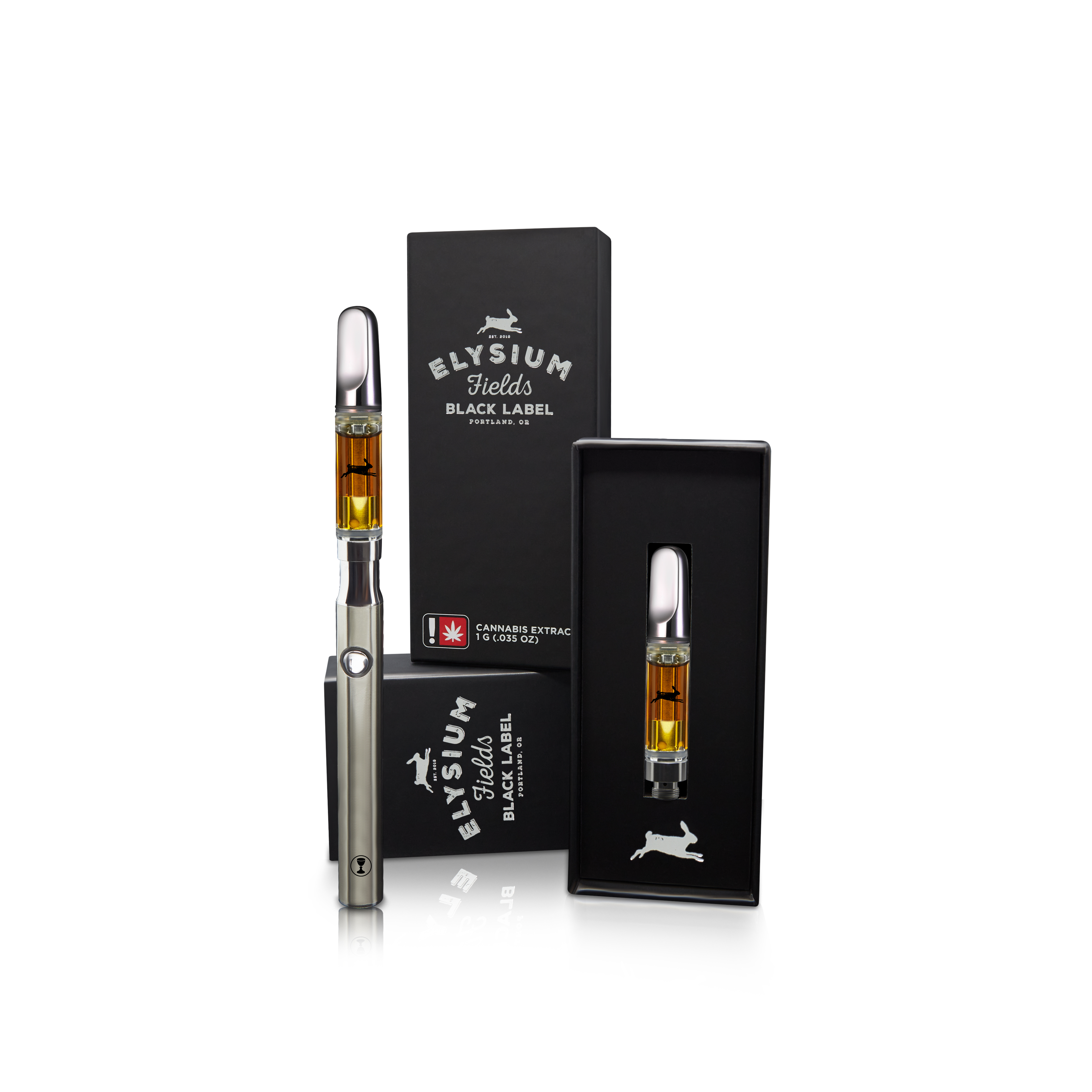 Photograph of product: Godfather Banana Live Resin Black Label  Cartridge | 1g