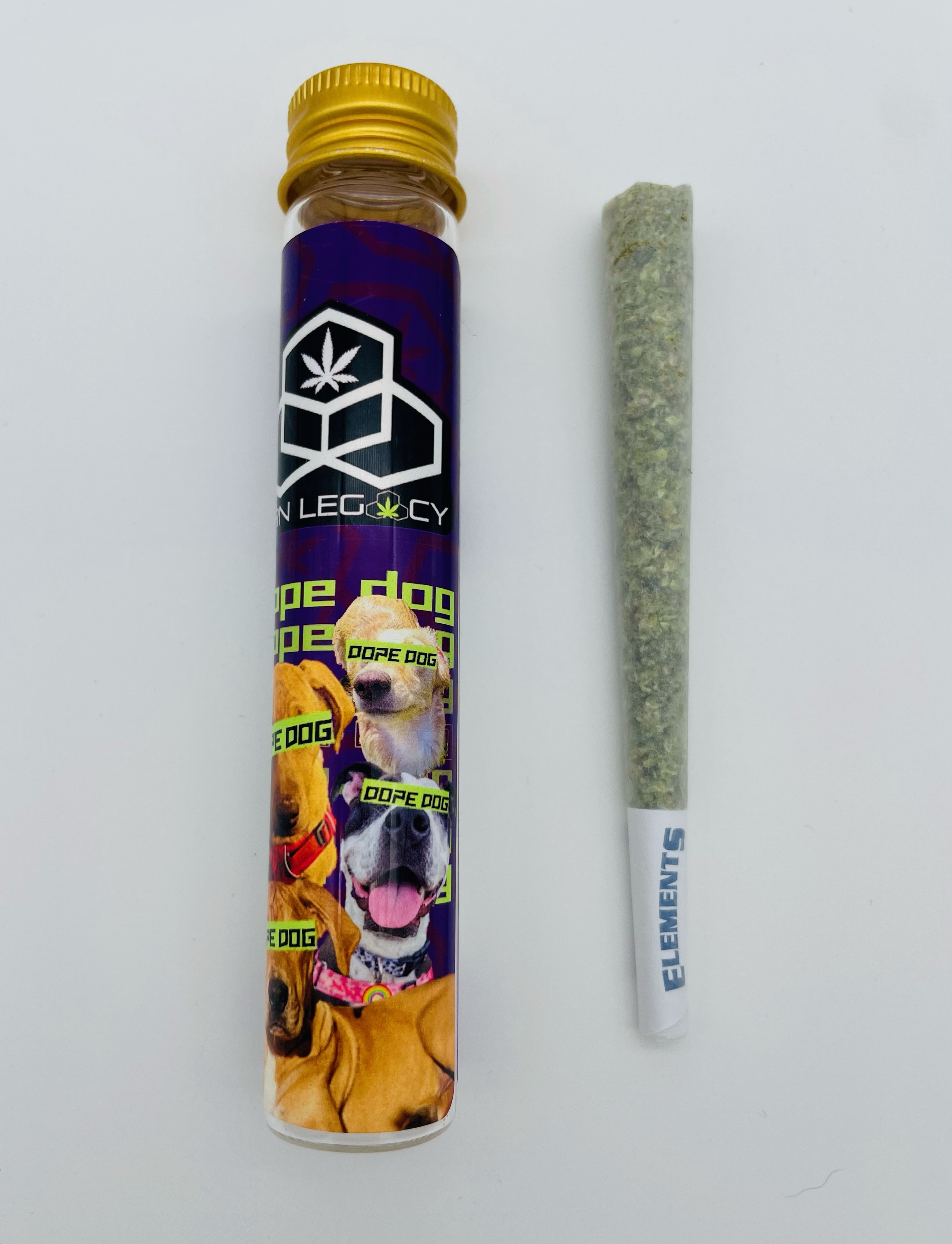 Photograph of Product: Bern Legacy | Dope Dog | Pre-Roll | 1g | 25.25% THC