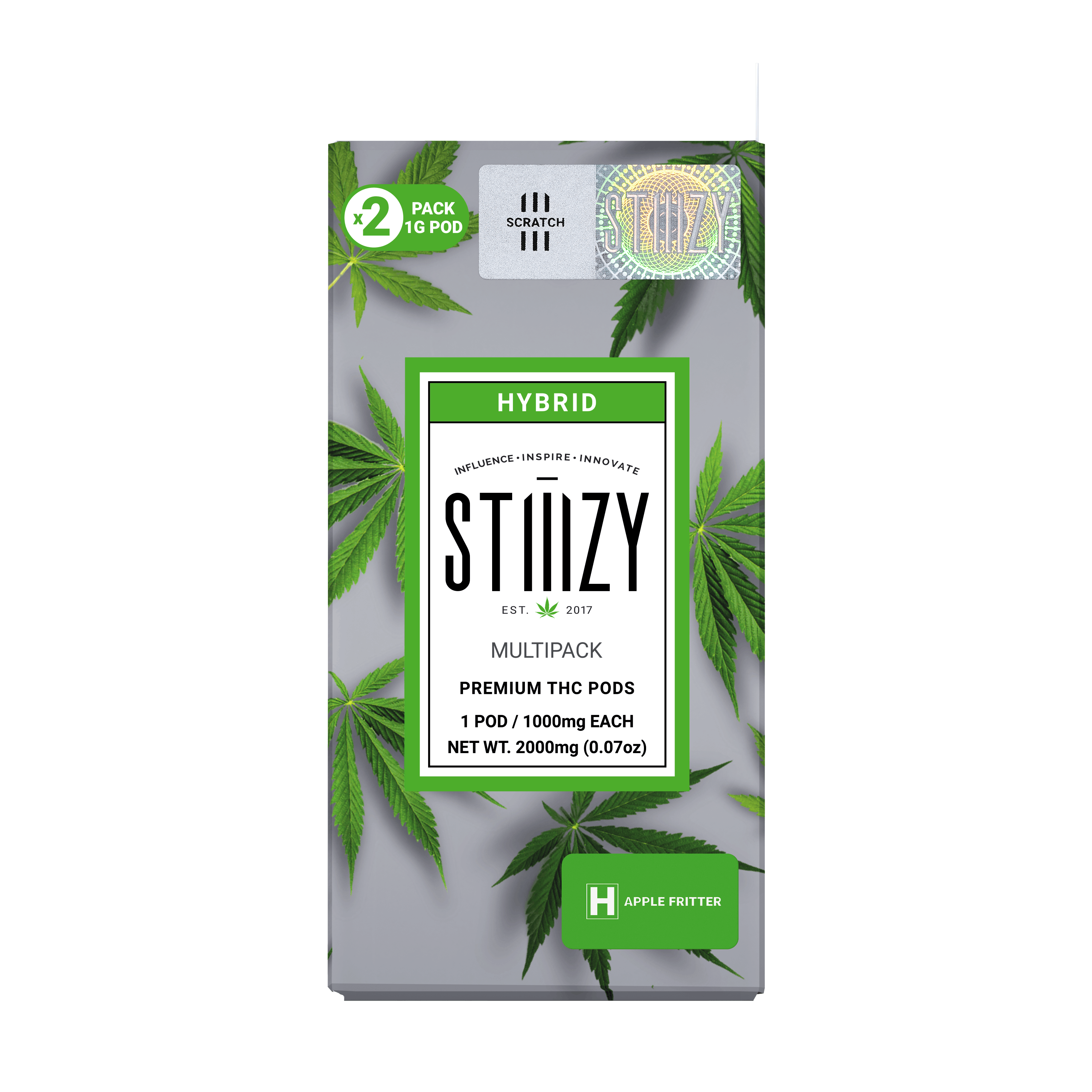Photograph of product: 2000mg Apple Fritter Pods 2pk
