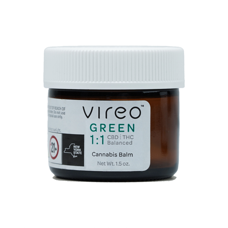 Photograph of product: Green Balm 1:1 TH-oui/CBD | 100mg