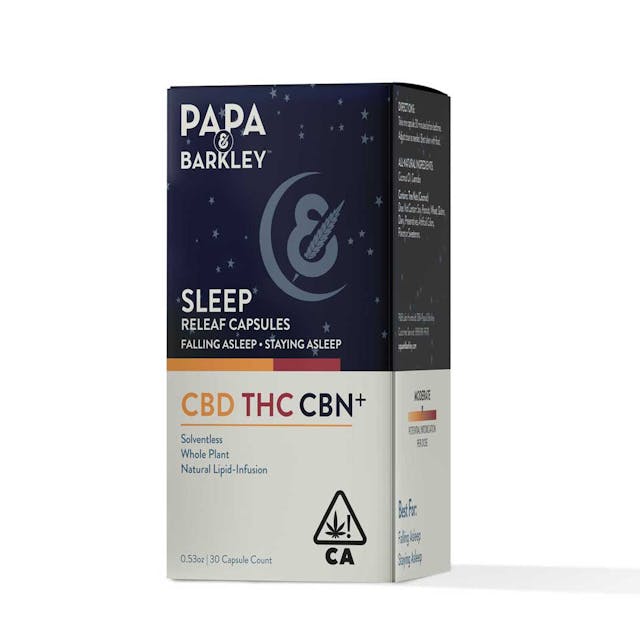 Photograph of product: CBN Capsules | Sleep Releaf  (30-Count) - 