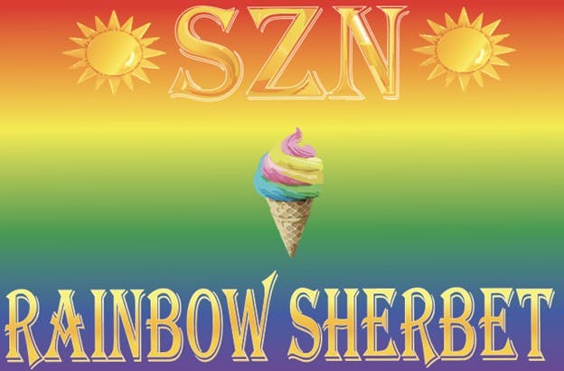 Photograph of product: Rainbow Sherbet 1g Pre-Roll - SZN
