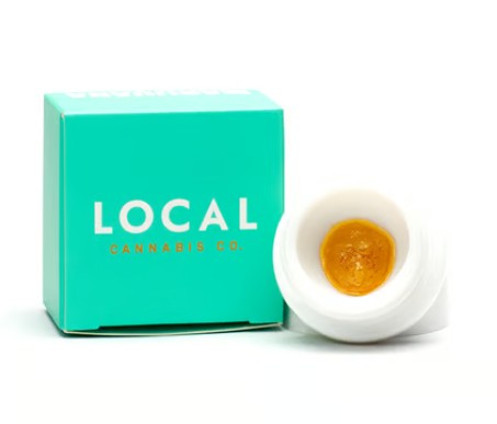 Photograph of product: LOCAL OUID! CO. - SHERBHEAD LIVE RESIN 1G HYBRID