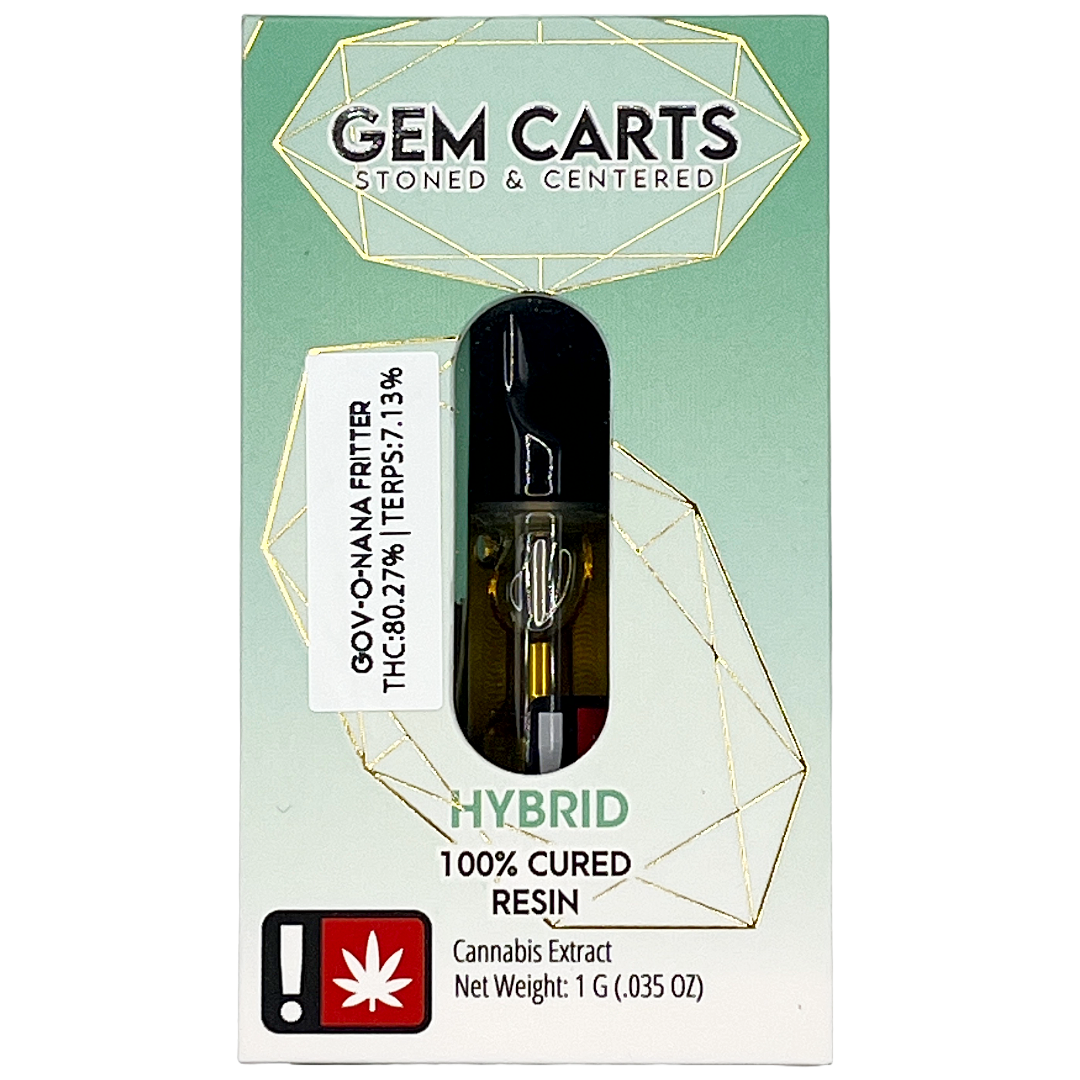 Photograph of product: Gem- Gov-O-Nana Fritter 1G CR Cart (H)