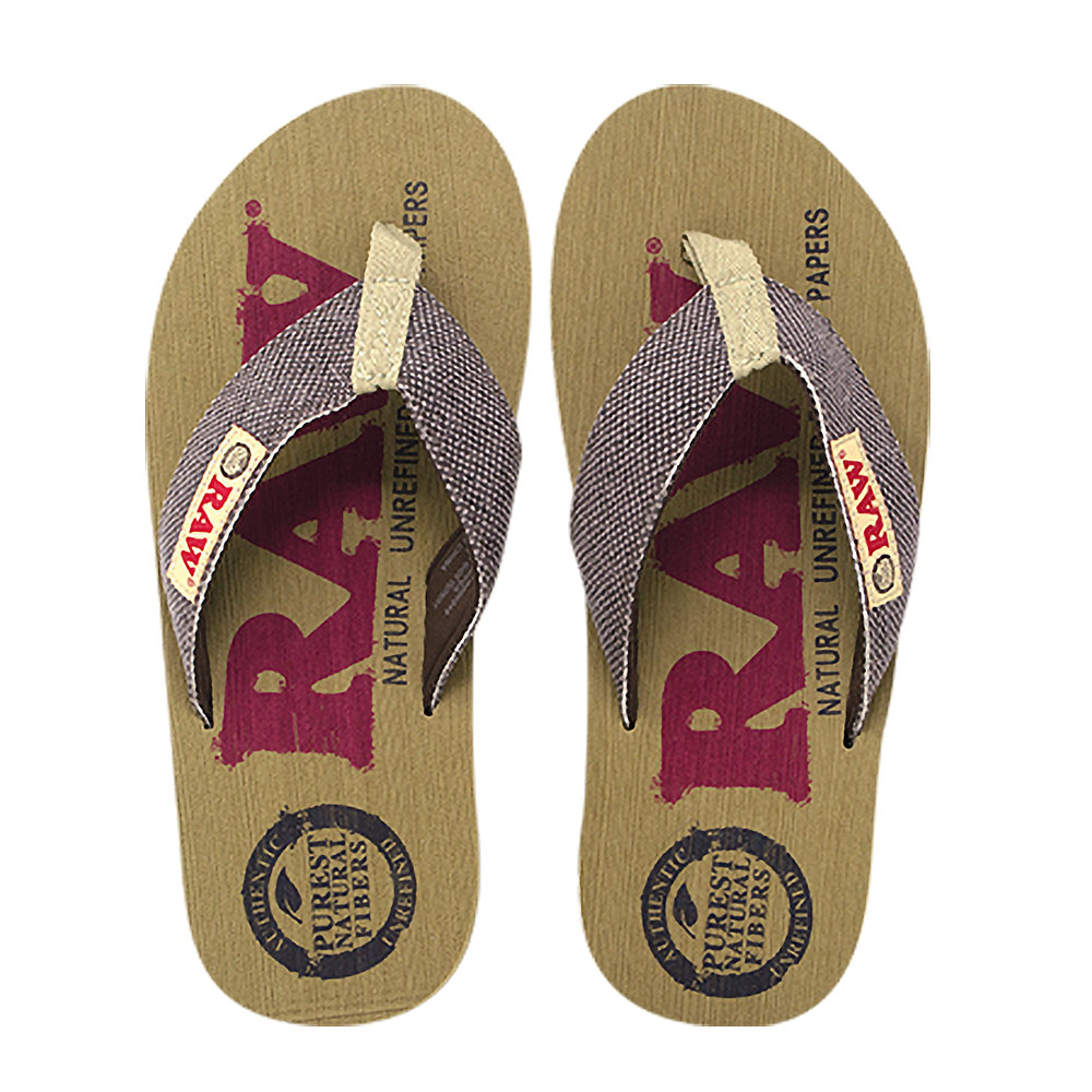 Photograph of product: RAW X Rolling Papers Footwear - Flip Flops