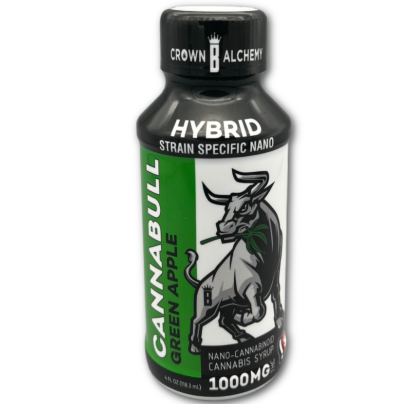 Photograph of product: Cannabull Nano Syrup | Green Apple 1000mg