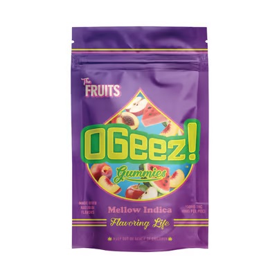 Photograph of product: OGeez The Fruits Mellow Oui'd Gummies 10mg x 10-Pack