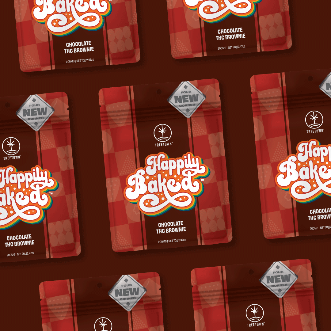 Photograph of product: Tree Town Brownie - Chocolate - 200MG