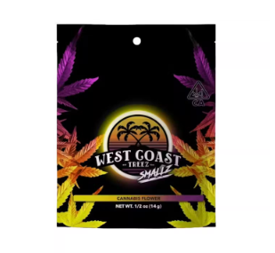 Photograph of product: West Coast Treez - Flower - Smallz - Planet Purple - 14G