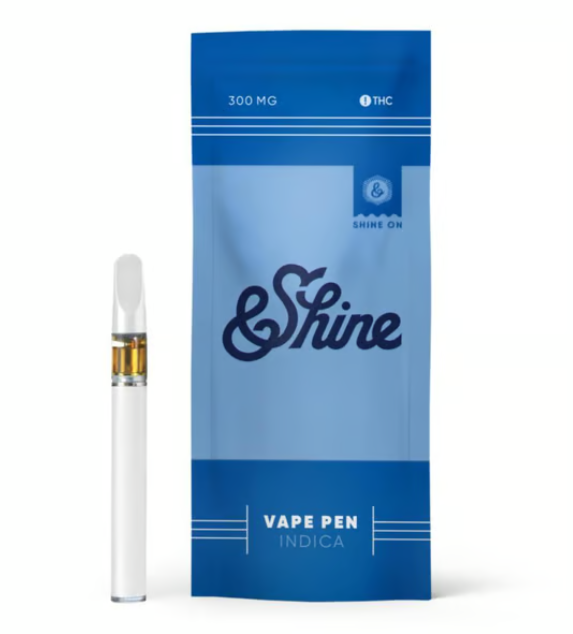 Photograph of product: &Shine Vape Disposable 0.3g- Cherry Pie (Oui'd Derived)