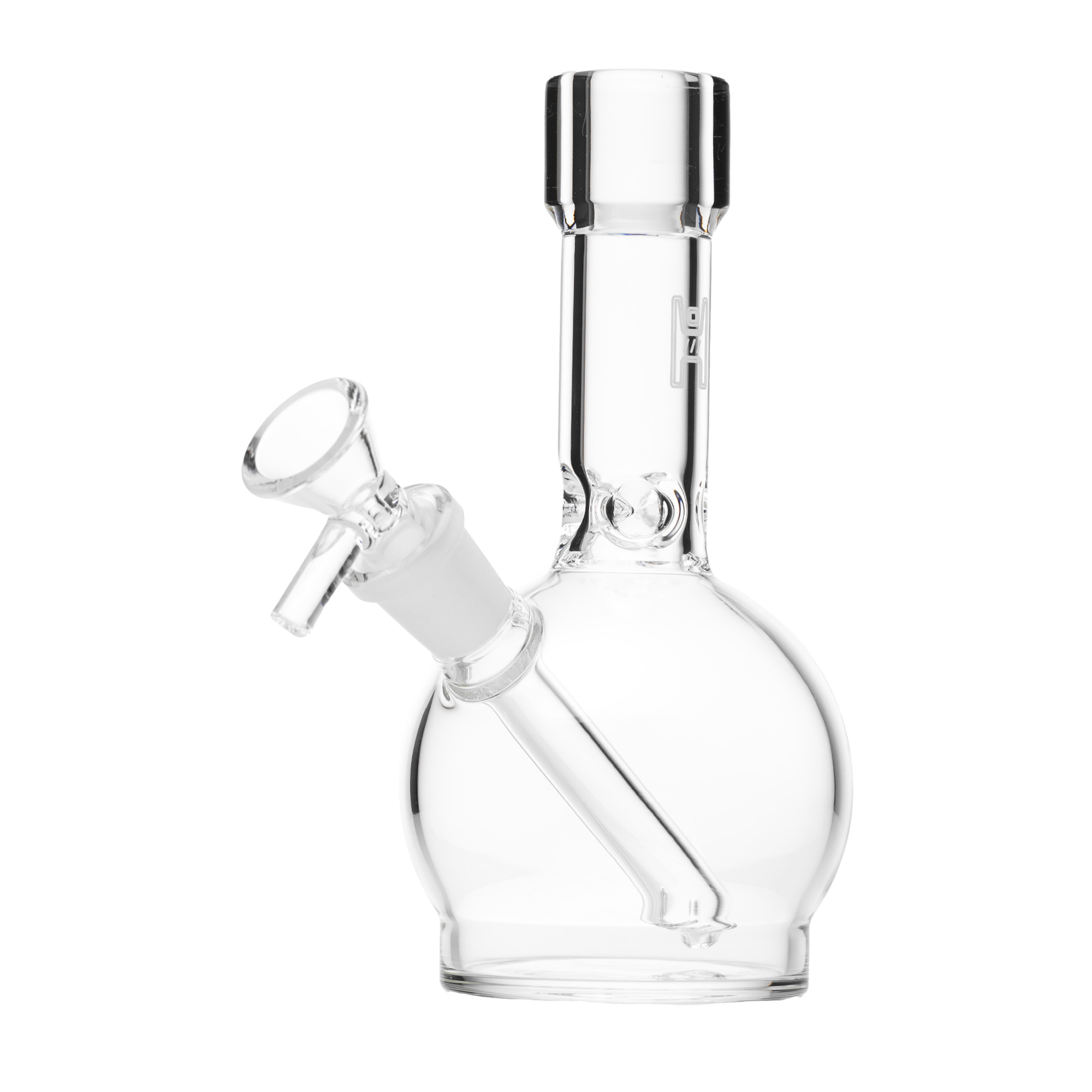 Photograph of product: HG 6" Ball Glass Bong Clear $39