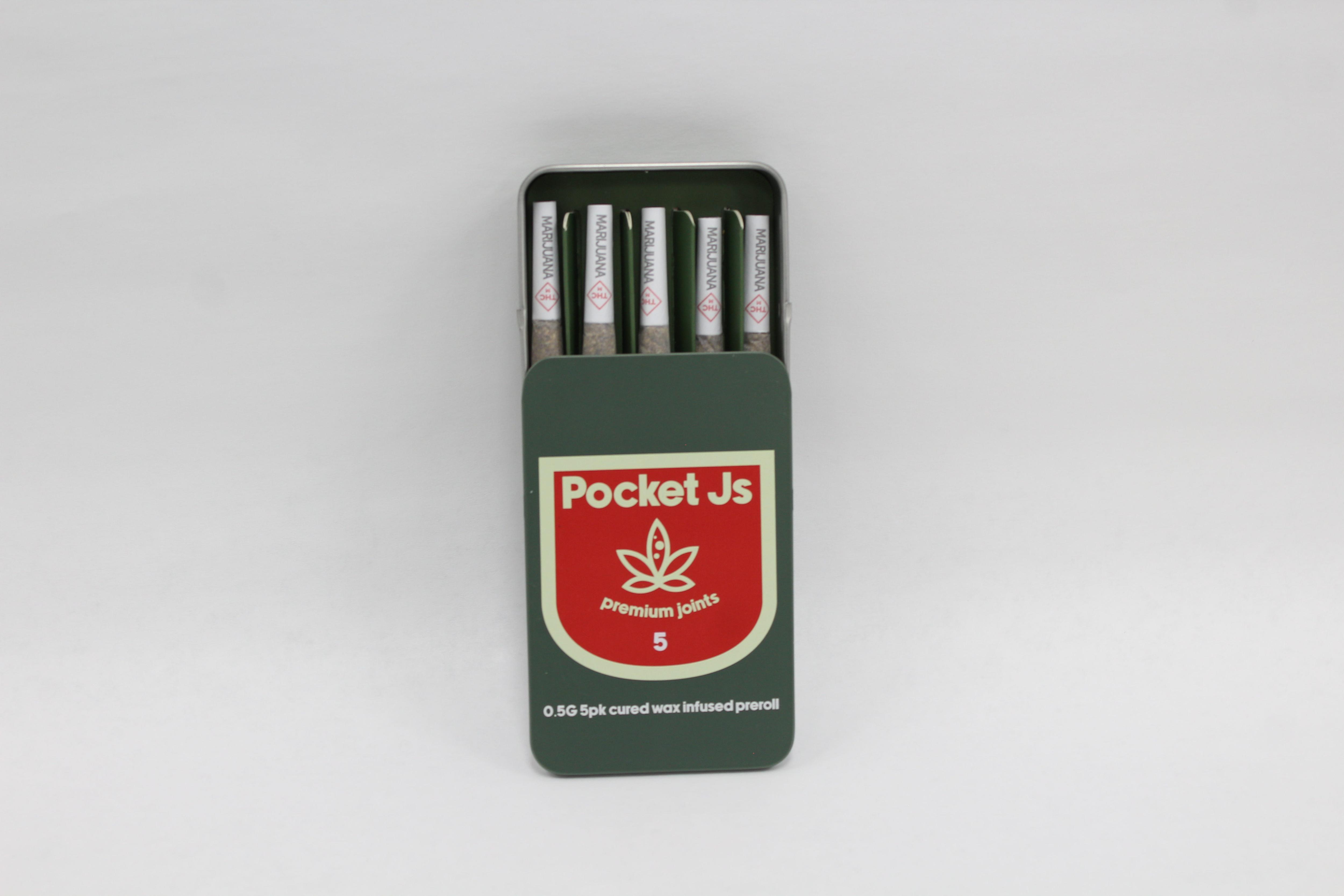 Photograph of product: Black Maple | 0.5g | 5pk Infused Pre-Rolls | Pocket Js
