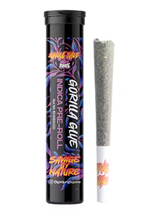 Photograph of product: Jungle Juice Gorilla Glue Preroll Rec