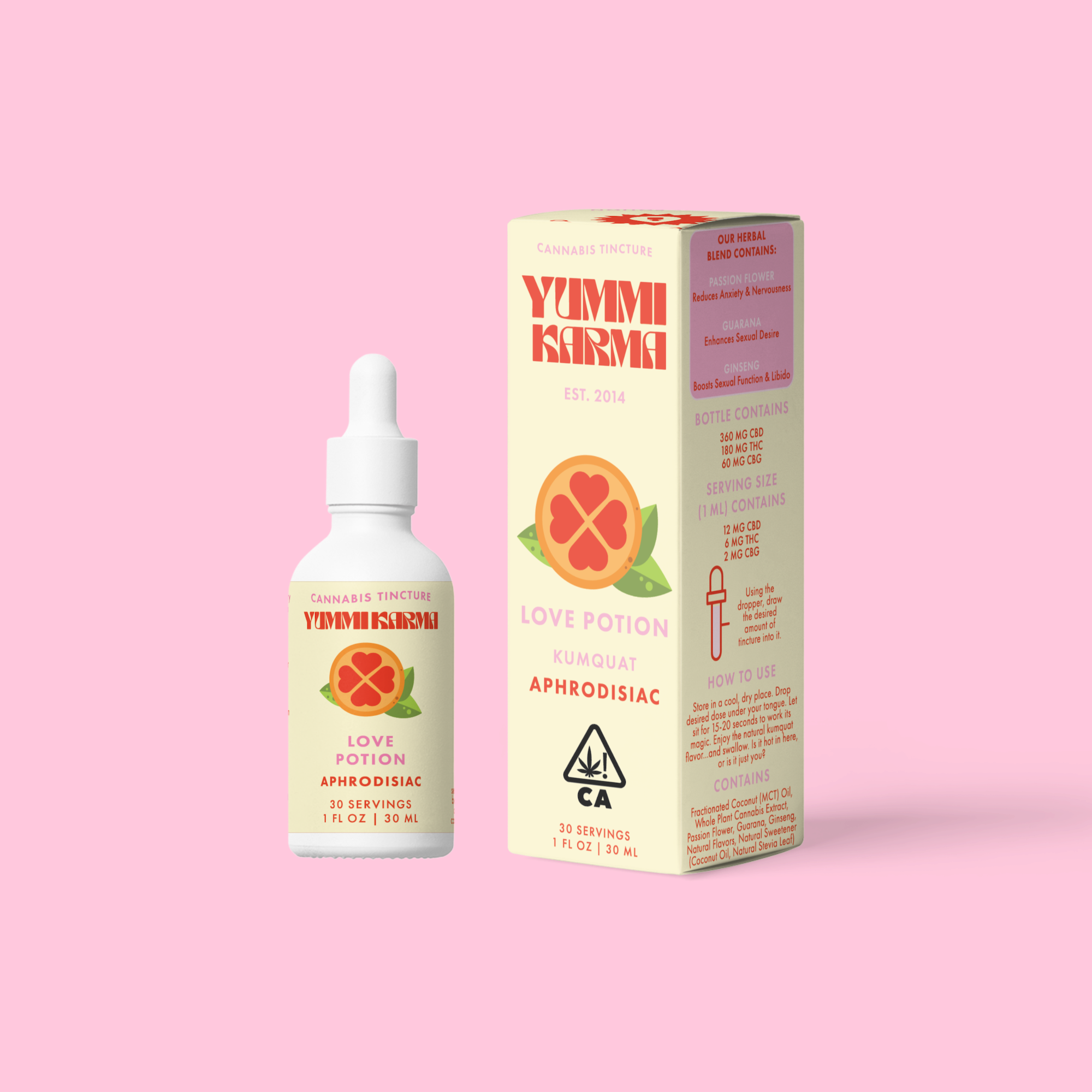 Photograph of product: LOVE POTION | CBD TINCTURE | 30ML