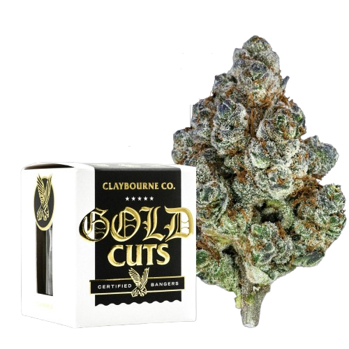 Photograph of product: Claybourne Co. | Strawberry C.R.E.A.M. Gold Cuts | 3.5g