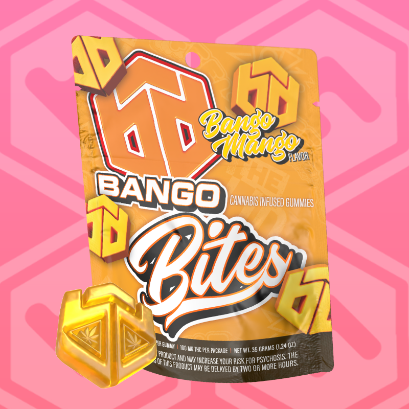 Photograph of product: Bango Mango 100mg 10pk