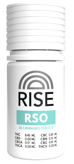 Photograph of product: Rso Tablets | 200mg   20 Ct.