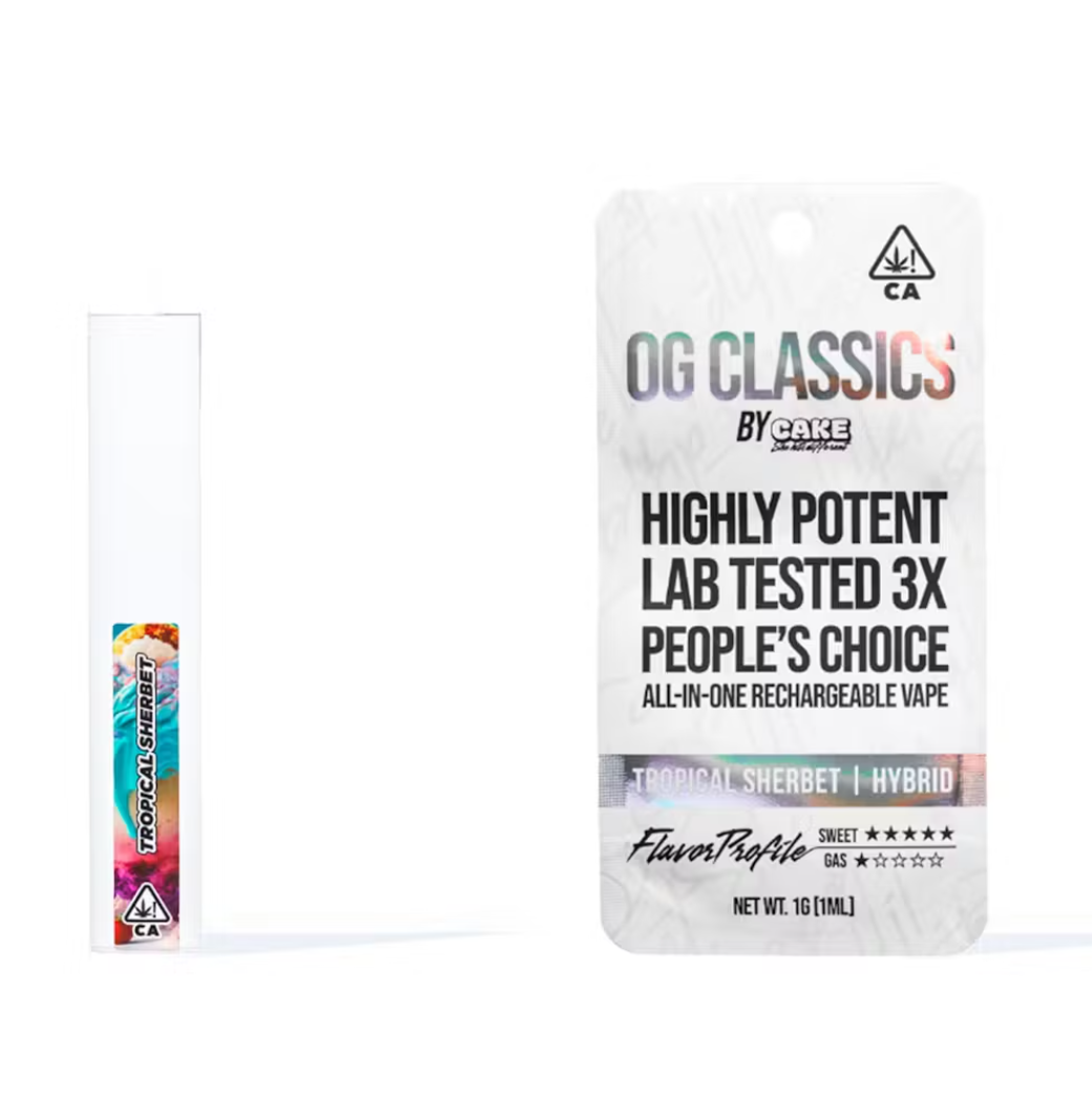 Photograph of product: TROPICAL SHERBET 1G ALL IN ONE