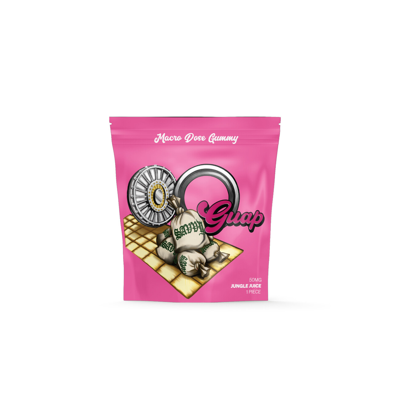 Photograph of Product: Jungle Juice Guap Gummy 50mg 1pc