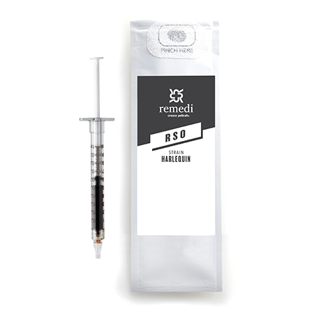 Photograph of product: Harlequin 1:1 (TH-oui:CBD) | RSO | 1g