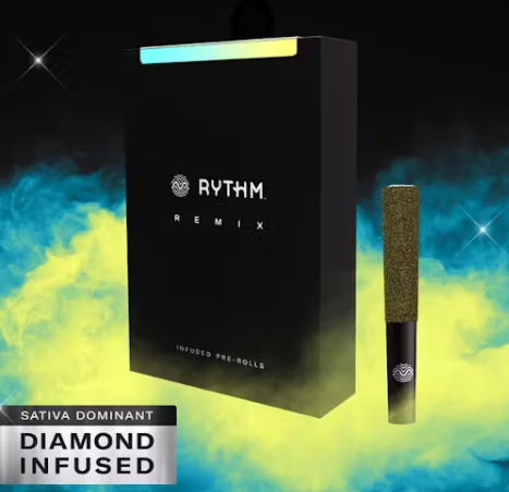 Photograph of product: Blue Dream Diamond Infused Preroll 5pk