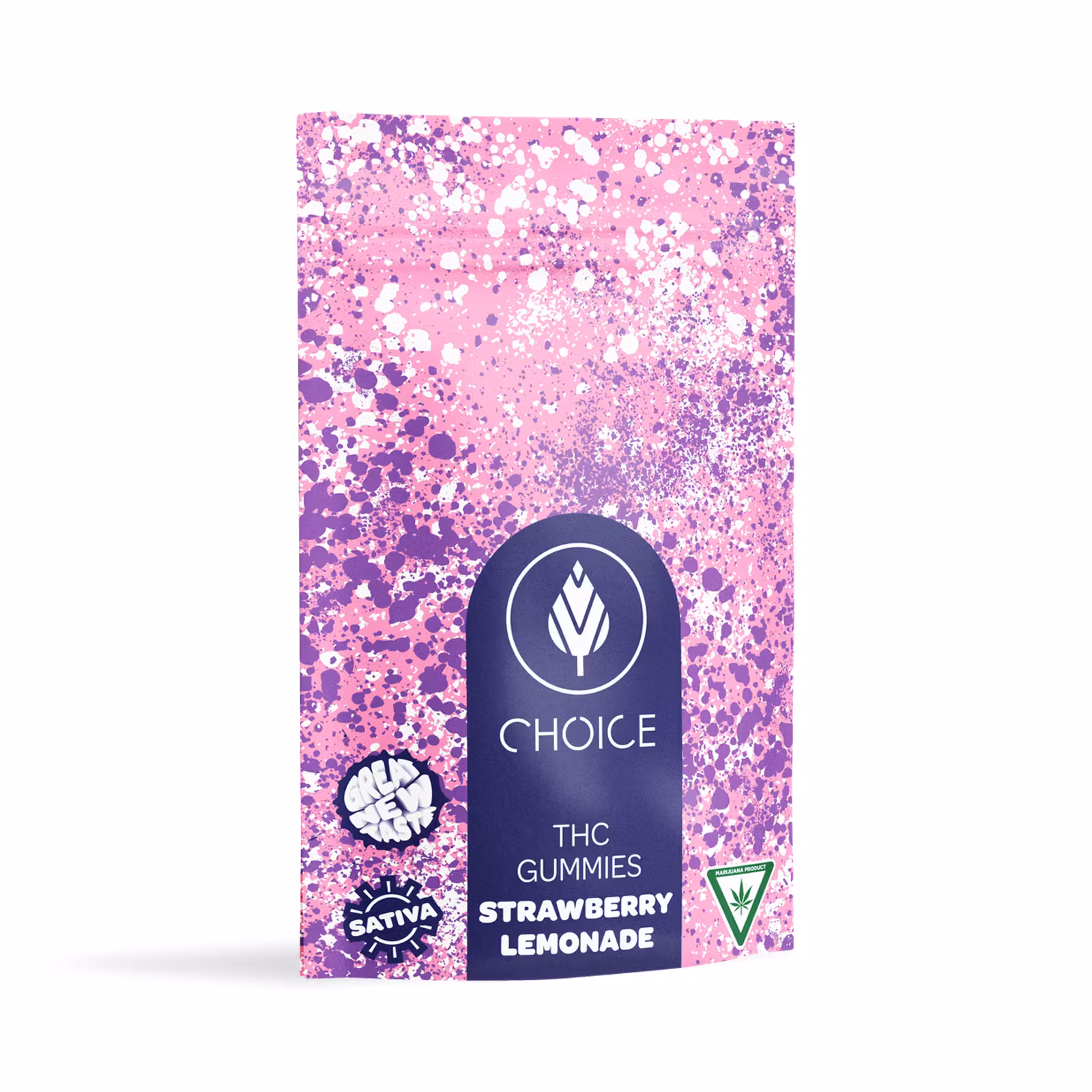 Photograph of product: Choice Chews | 100mg Edibles | Strawberry Lemonade