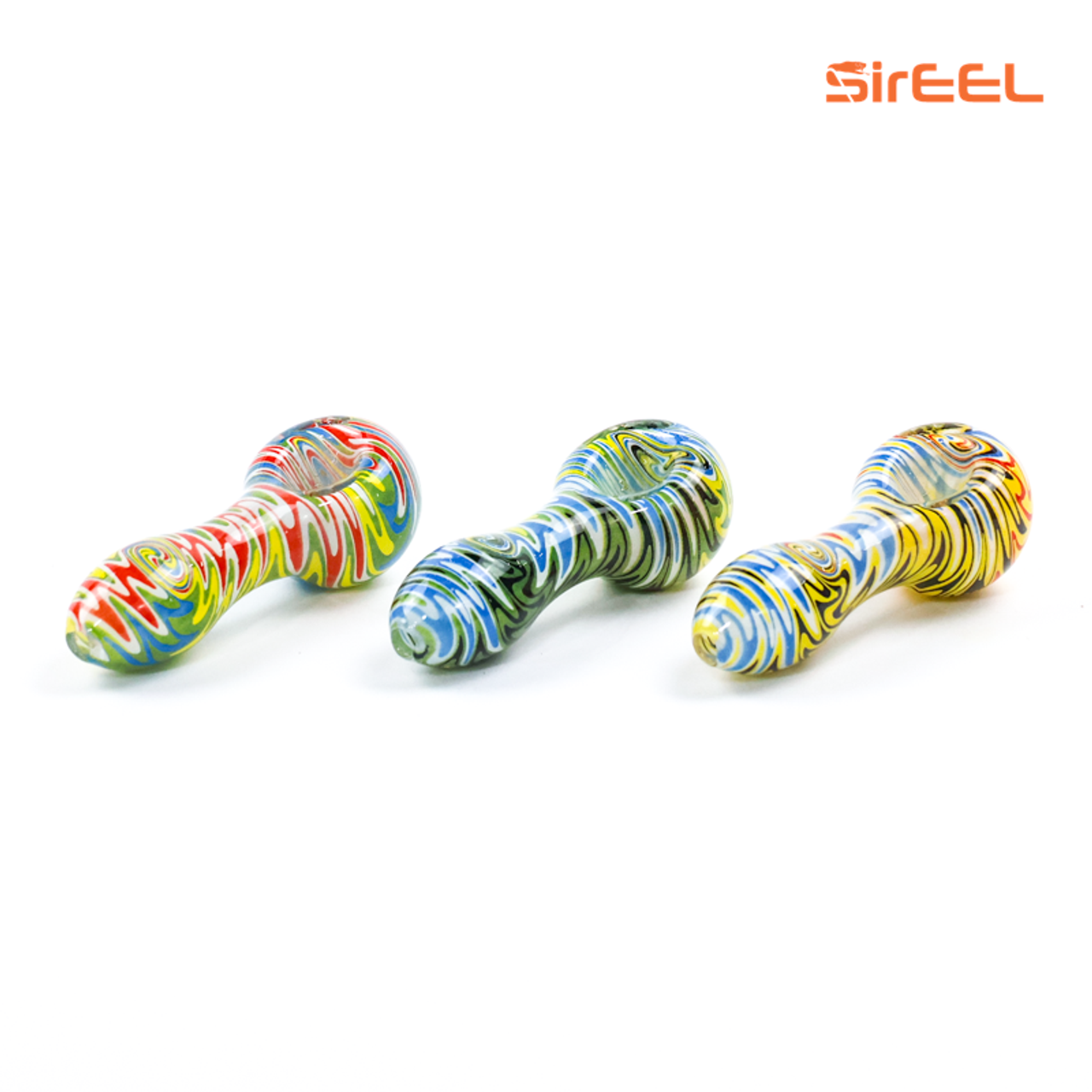 Photograph of product: 4" Wig Wag Wonder Spoon Pipe | Assorted Colors