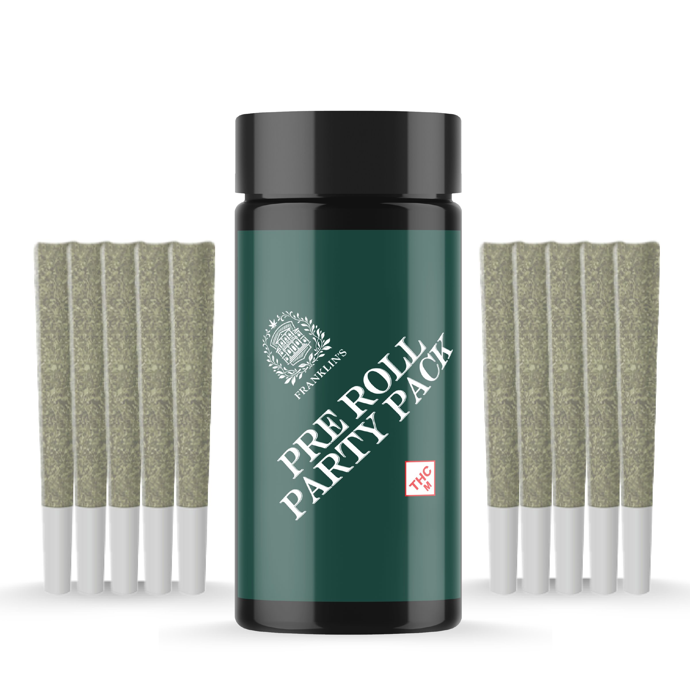 Photograph of product: Tangerine Dream | 0.5g | 10 Pre-Roll Party Pack | Franklin's
