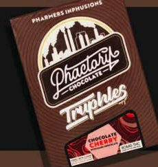 Photograph of product: Pharmers | Dark Choc Cherry Truphles | 60MG (H)