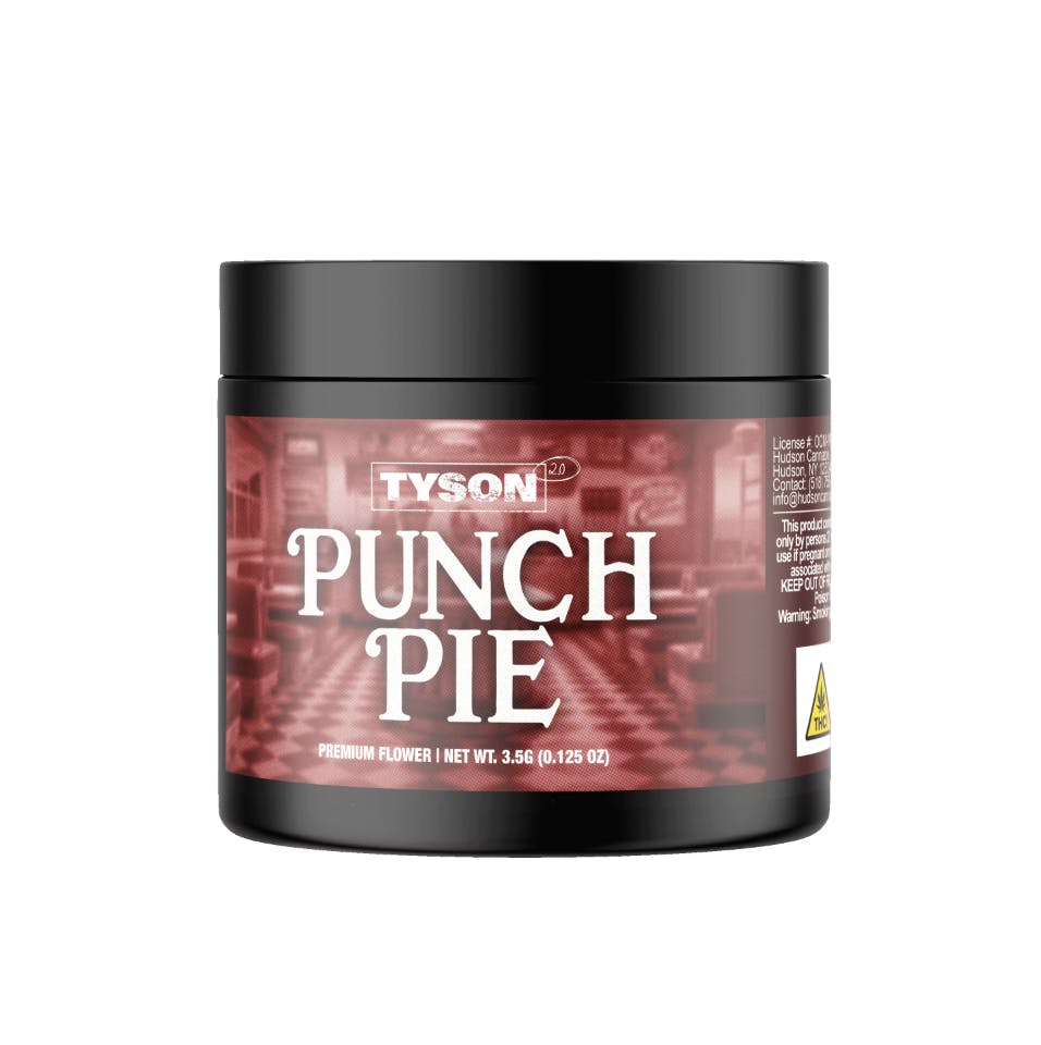 Photograph of product: TYSON 2.0 | PUNCH PIE | JAR | 3.5G