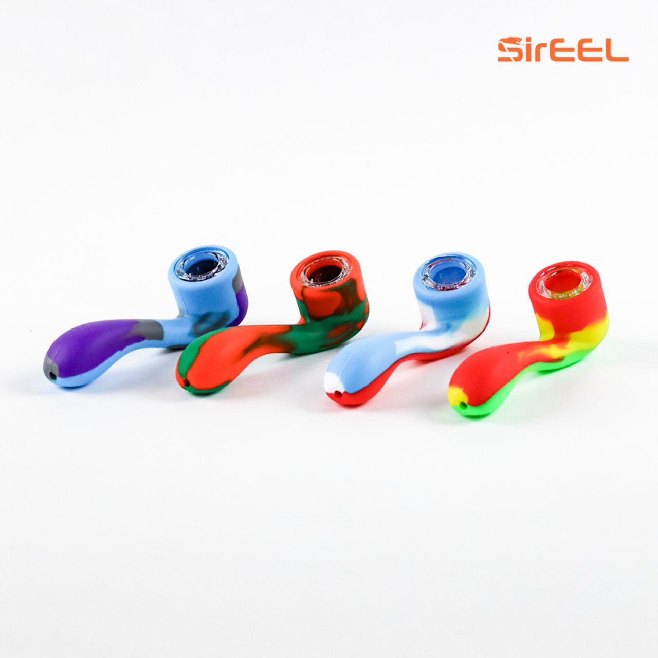 Photograph of product: LUVBUDS 5.5" SIREEL SILICONE PIPE - ASSORTED EACH