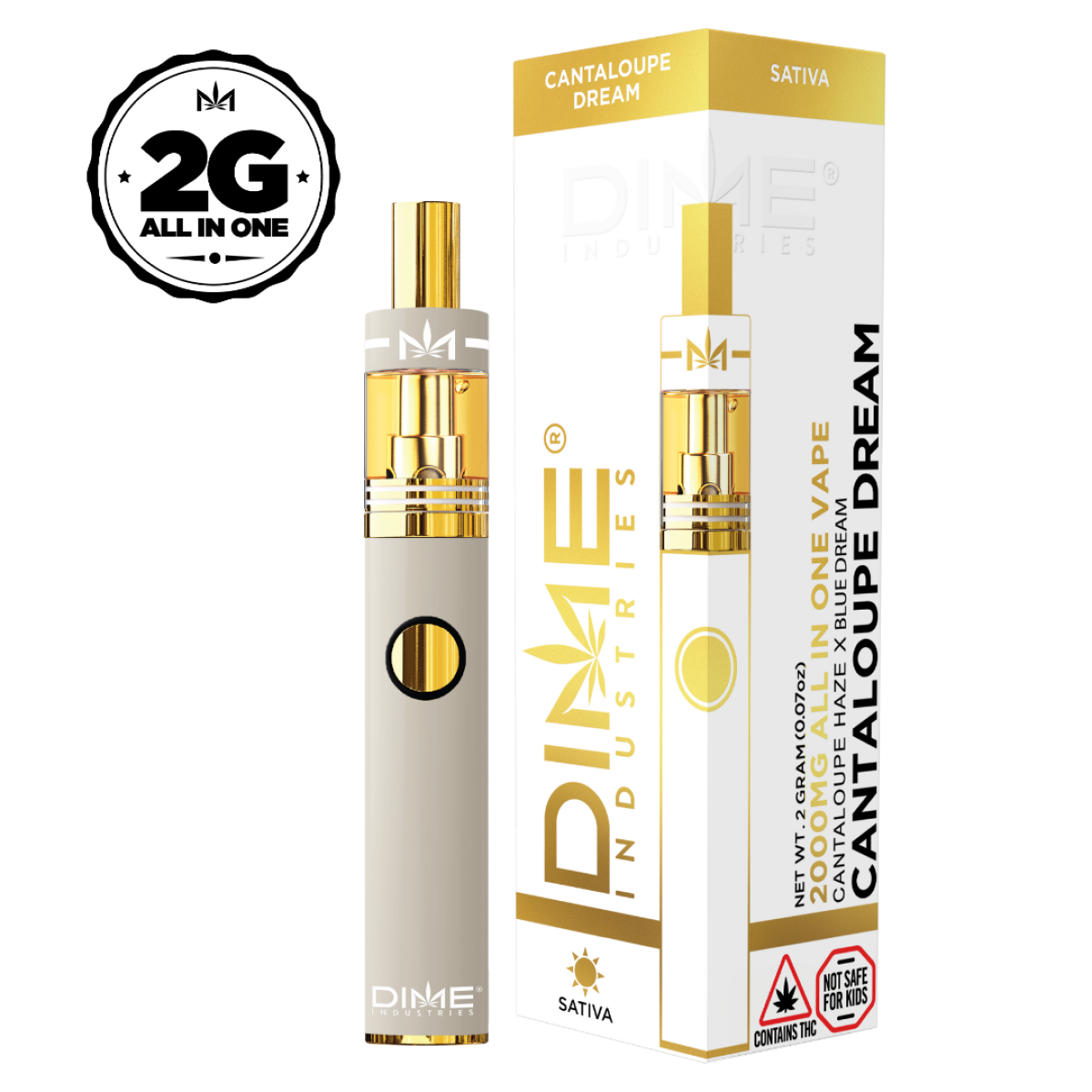 Photograph of product: Vape Cart Disposable - Cantaloupe Dream