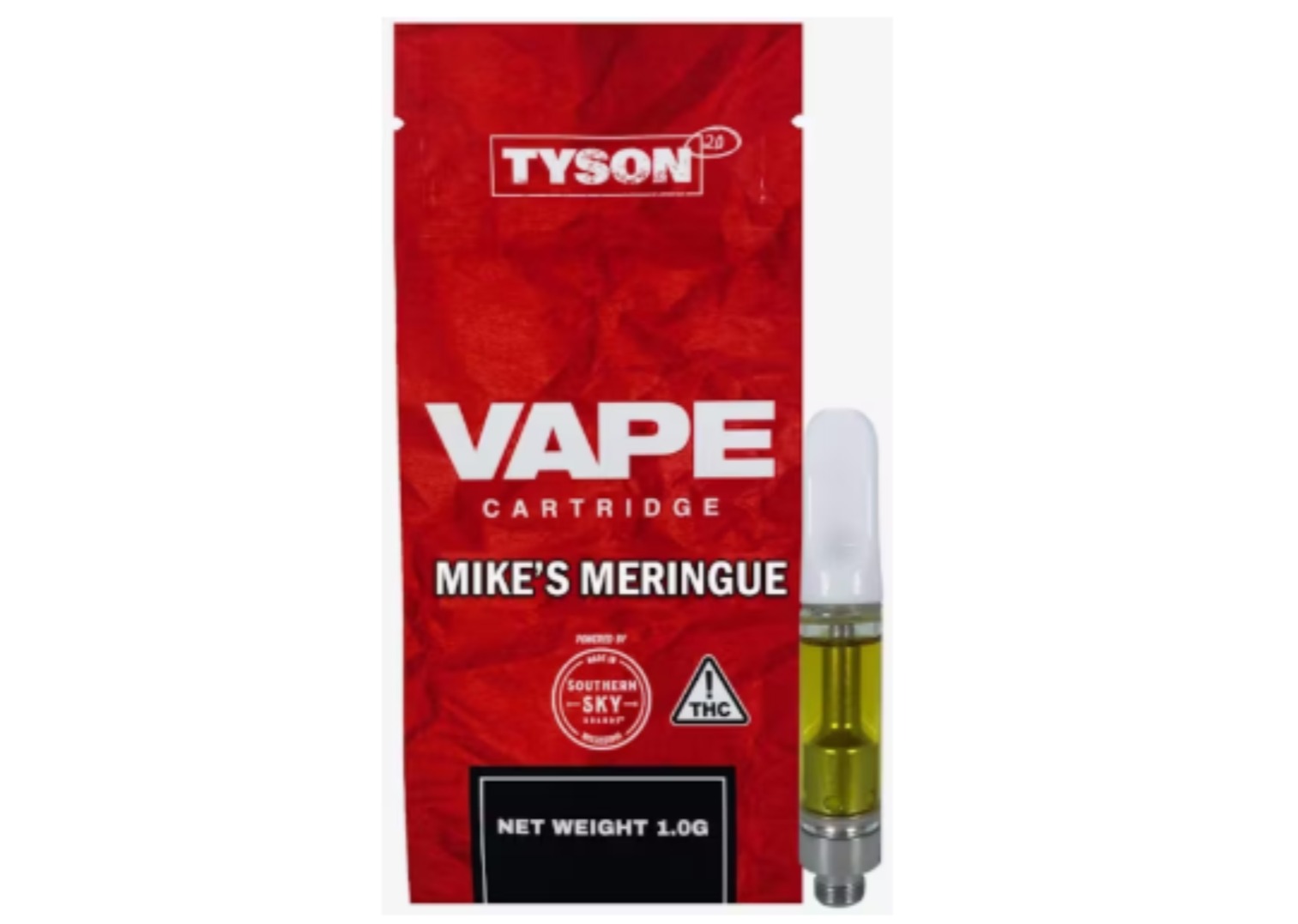 Photograph of product: Tyson 2.0 | 1g | Mike's Meringue | Cartridge